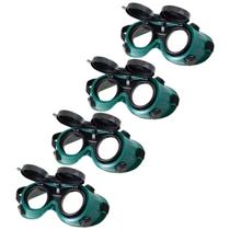 Oculos De Solda Kit 4 Uni EPI Mascara De Protecao Articulavel Dupla Lente Equipamento Profissional Soldador Com Filtro Oculos De Solda Kit 4 Uni EPI Mascara De Protecao Articulavel Dupla Lente Equipamento Profissional Soldador Com Filtro