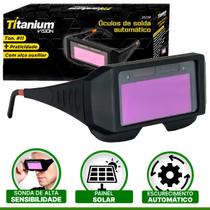 Óculos de Solda Para Soldador C/ Escurecimento Automático - TITANIUM