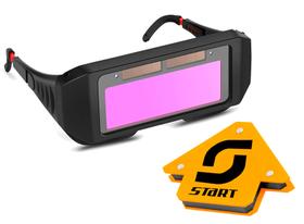 Óculos De Solda Para Soldador C/ Esquadro Magnético 12kg Óculos De Solda Para Soldador C/ Esquadro Magnético 12kg