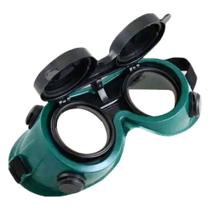 Óculos de Solda Proteção Epi Mascara Articulavel Dupla Lente Soldador Protege