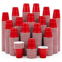 Óculos de tiro Lilymicky, 2 onças, descartáveis vermelhos, pacote 1080