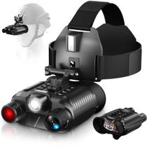 Óculos de visão noturna Dsoon com zoom 8x, 400 m, infravermelho, 32 GB