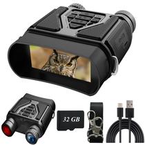 Óculos de visão noturna sxjyicam com zoom de 8X, 4000mAh pretos