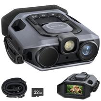 Óculos de Visão Noturna Teslong para Adultos, Binóculos de Visão Noturna Starlight Full Color, Óculos Infravermelhos com Tela de 3'', Zoom Digital 10X, Alcance de 150m, Bateria 5000mAh NVG Óculos de Visão Noturna Teslong para Adultos, Binóculos de Visão Noturna Starlight Full Color, Óculos Infravermelhos com Tela de 3'', Zoom Digital 10X, Alcance de 150m, Bateria 5000mAh NVG