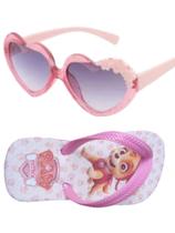 Oculos e chinelo infantil menina , da skye , patrulha menina ,e princesas , super kit para sua filha