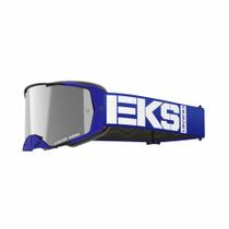 Óculos EKS Brand Lucid lente XDO Prata Espalhada, Cor Azul Royal. Óculos EKS Brand Lucid lente XDO Prata Espalhada, Cor Azul Royal.