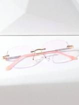 Óculos Elegante Armação +2.50 anti-luz azul PD62-64mm