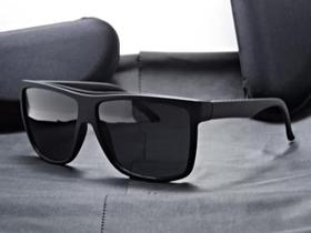 Óculos Escuro Masculino Grande Quadrado Polarizado - Óptico