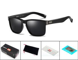 Óculos Escuros Dubery Polarizados Quadrado Lentes UV Preto Óculos Escuros Dubery Polarizados Quadrado Lentes UV Preto