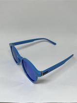 Óculos Esportivo Arembepe - Azul/azul - Formato: redondo, Lente Polarizada, Proteção UV400 - VELO