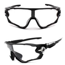 Óculos Esportivo Bike Ciclismo Lentes Noturnas Transparente