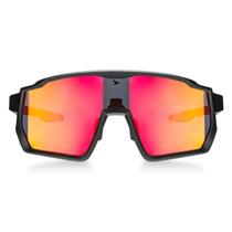 Óculos Esportivo Ciclismo com 3 Lentes Diferentes para Usar Proteção UV Sprinter Black Red Atrio - BI233