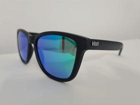 Óculos Esportivo Prado - Preto/azul - Formato: Quadrado, Lente Polarizada, Proteção UV400