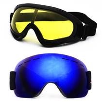Óculos Esportivo Snowboard Jetski Neve Uv400 Kit 2 Unidades Óculos Esportivo Snowboard Jetski Neve Uv400 Kit 2 Unidades