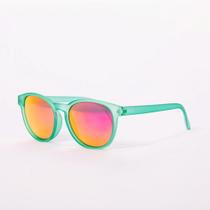 Óculos Esportivo Trancoso - verde/rosa - Formato: redondo, Lente Polarizada, Proteção UV400