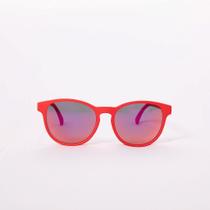 Óculos Esportivo Trancoso - Vermelho - Formato: redondo, Lente Polarizada, Proteção UV400
