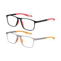 Óculos Esportivos Antiderrapantes Para Presbiopia Retangulares 2 3 4 8 Pares Para Homens E Mulheres