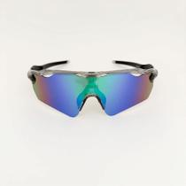 Óculos Esportivos Nitro Transparente com Verde Espelhado e Case Esportiva