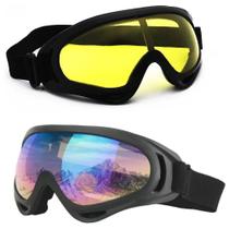 Óculos Esqui Jet Ski Snowboard Paintball Kit Com 2 Unidades Óculos Esqui Jet Ski Snowboard Paintball Kit Com 2 Unidades