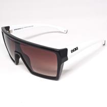 Óculos Evoke Bionic Alfa Ab02 Black White Shine Black Brown