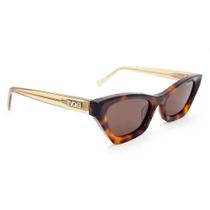 Óculos Evoke Evk 58 G21 Turtle Crystal Champagne Gold Brown Total