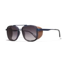 Óculos Evoke Snowstorm 06B Blue Matte Gray Beige Gray Gradient Óculos Evoke Snowstorm 06B Blue Matte Gray Beige Gray Gradient