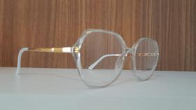 Óculos feminino acetato hexagonal