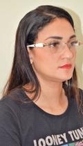 Oculos feminino com grau e lentes blue