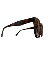 Óculos Feminino De Sol Redondo Sofia UVA E UVB Com Case Antiqueda
