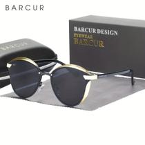 Óculos Feminino Gatinho Barcur Original Preto E Dourado - Com Caixa e Estojo Óculos Feminino Gatinho Barcur Original Preto E Dourado - Com Caixa e Estojo