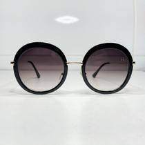 Óculos Feminino Redondo Preto