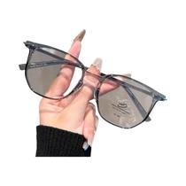 Óculos Femininos De Grande Armação Anti-luz Azul Retrô Sem Maquiagem Armação De Óculos Para Miopia Óculos Femininos De Grande Armação Anti-luz Azul Retrô Sem Maquiagem Armação De Óculos Para Miopia