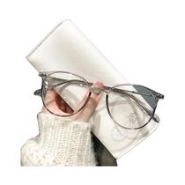 Óculos Femininos Elegantes Anti-luz Azul Para Miopia, Modelo Redondo Pequeno E Moderno 9531