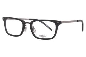 Óculos Flexon B2021 pretos com aro completo para homens