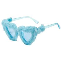 Óculos Fluffy Heart Eyewear para festas e cosplay Óculos Fluffy Heart Eyewear para festas e cosplay