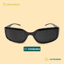 ÓCULOS FURADINHO 2 UN l Promove o relaxamento visual ativando a capacidade da visão natural