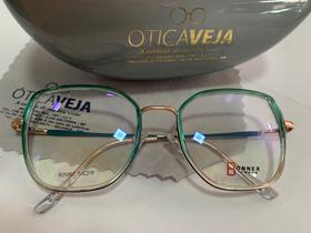 Óculos Grau - Bonner degradê VERDE Militar