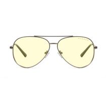 Óculos Gunnar Maverick com Filtro de Luz Azul, Âmbar Amarelo, Armação Gunmetal- MAV-05001 Óculos Gunnar Maverick com Filtro de Luz Azul, Âmbar Amarelo, Armação Gunmetal- MAV-05001