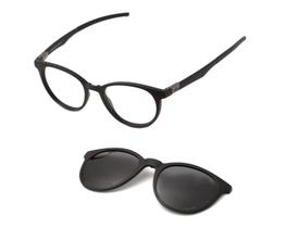 Óculos Hb Duotech 0253 Clip On Matte Black Polarized Gray Óculos Hb Duotech 0253 Clip On Matte Black Polarized Gray