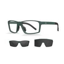 Óculos HB Presto 2.0 Clip on M Military Green Gray Grau 56 mm