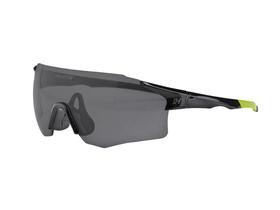 Oculos high one ciclismo flux com 2 lentes mtb speed preto e amarelo