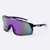 Óculos HUPI Eagle Preto - Lente Roxo Espelhado Óculos HUPI Eagle Preto - Lente Roxo Espelhado