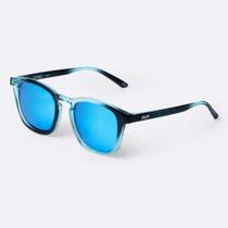 Óculos HUPI Shine Preto/Azul - Lente Azul Espelhado