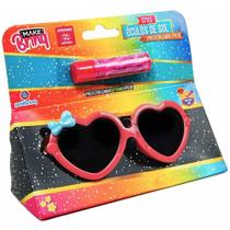 óculos Infantil com Proteção UV + Protetor Solar Labial FPS 15 Vegano