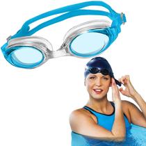 Óculos Infantil E Adulto Para Natação + Estojo Protetor