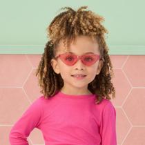Óculos Infantil Mon Sucre Rosa Translúcido
