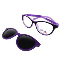 Óculos Infantil Silmo e Clip on SK260850 Roxo