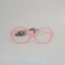 Óculos infantil Vista Flex Maxi Bebê 8014 Rosa tamanho 38