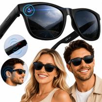 Óculos Inteligente Smart Glasses Câmera HD 1080p Bluetooth Tradução 100 Idiomas Microfone Unissex Óculos Inteligente Smart Glasses Câmera HD 1080p Bluetooth Tradução 100 Idiomas Microfone Unissex