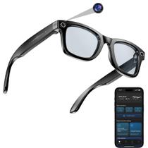 Óculos Inteligentes com Câmera hellibito 8MP 1080P Bluetooth AI Óculos Inteligentes com Câmera hellibito 8MP 1080P Bluetooth AI